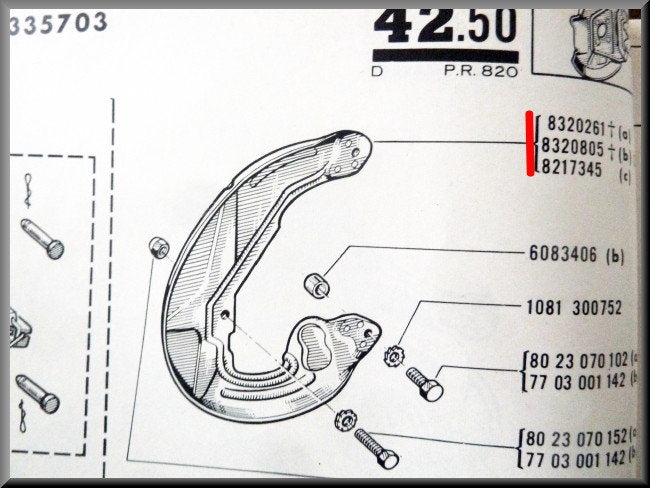 Front inner wing right – Renault 16 < 1968 – OEM 0821734500
