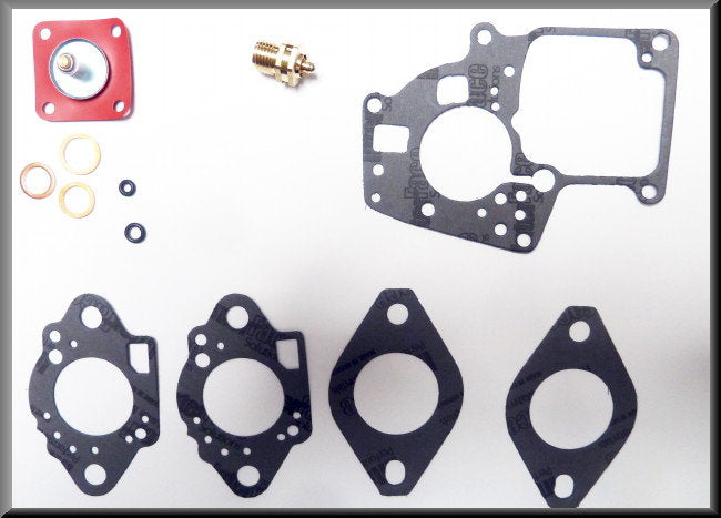 Carburateur reparatie set Solex 32 EISA 2 3 4 SEIA – Renault 12 - Renault 4 - Renault 5 - Renault 6