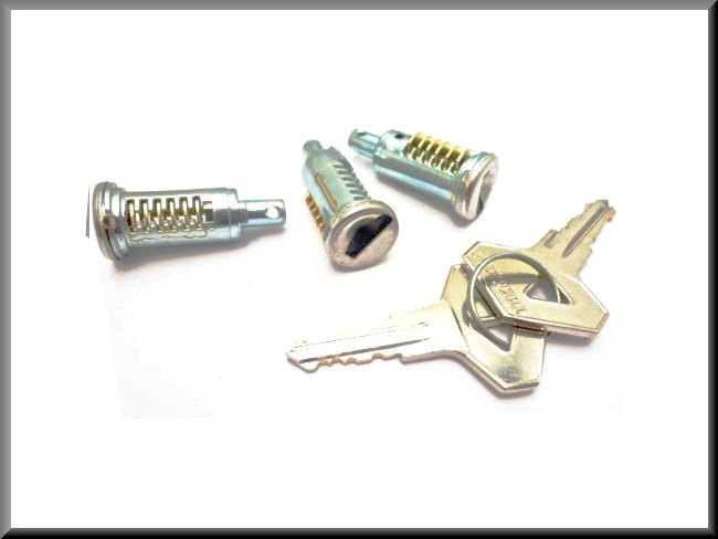 Key set (3 pieces with 2 keys) – Renault 16 except TX – OEM 902442