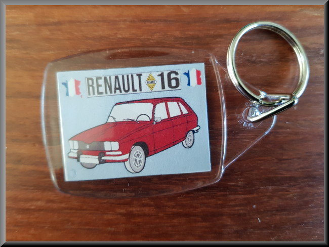 Key ring (red) – Renault 16 TX
