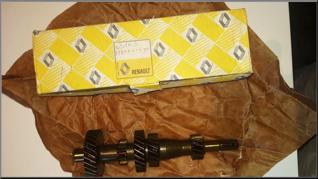 Primaire as (31-13-25-19-13 tanden) 336 bak – Renault 16 – Lotus Europa - OEM 7700527970 – New