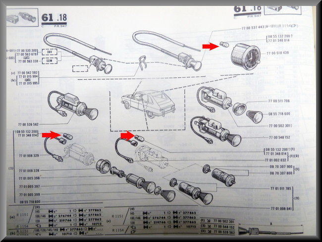 Lamp, various functions (2 Watt).