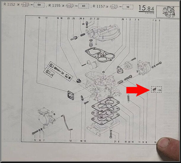 Vis de richesse carburateur – Renault 16 – OEM 7701200830