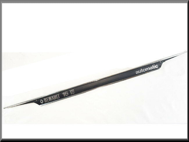 Tailgate logo automatic – Renault 16 TS automatic – New