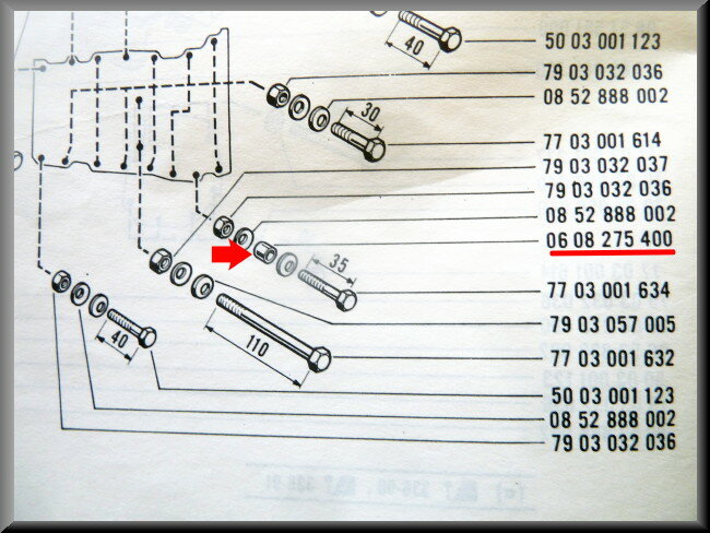 Gearbox centring bush – Renault 12 – Renault 16 - OEM 0608275400