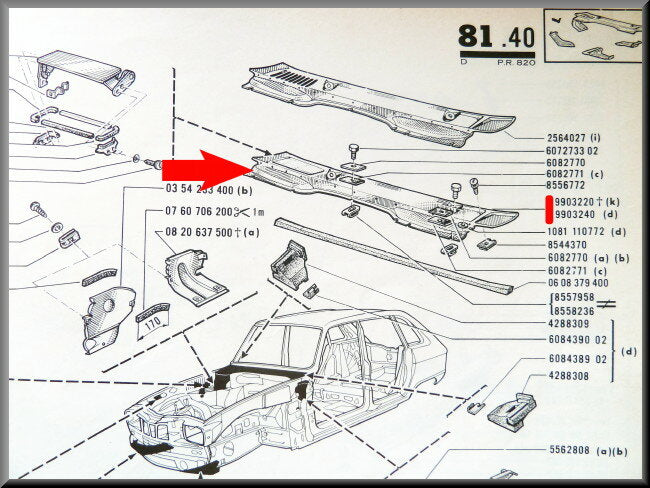 Pare-brise – Renault 16 – OEM 0990324000