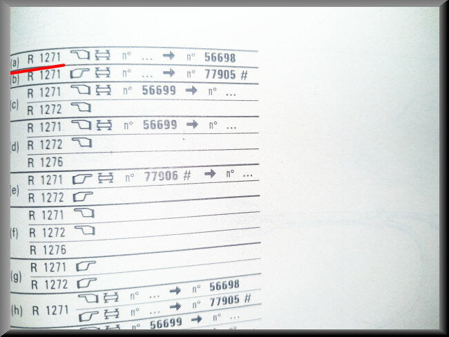 Koplamp links (Bilux) – Renault 20 – OEM 7701018805 – NOS