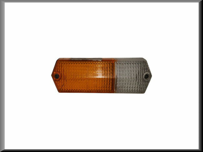 Verre de clignotant gauche – Renault 15 - Renault 17 – OEM 7701013213