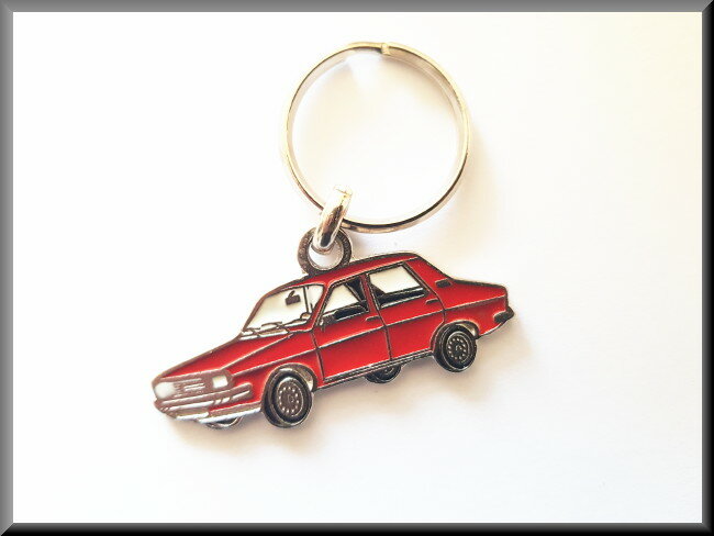 Porte-clés (rouge) 5cm – Renault 12