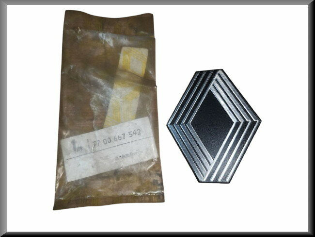 Embleem (93 mm) – Renault 6 – OEM 7700667542 – NOS