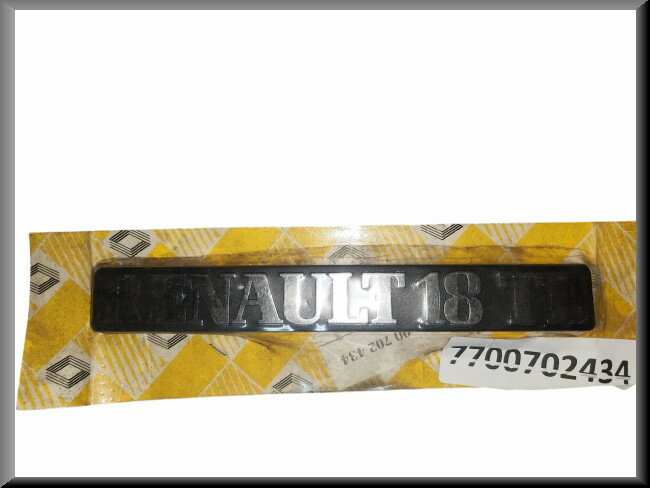 Embleem (Plastic ) – Renault 18 TL – OEM 7700702434 – NOS