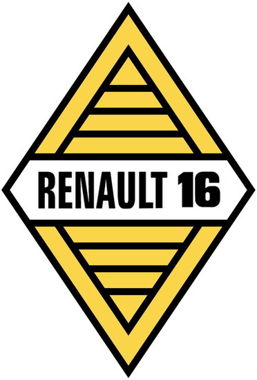 Autocollant intérieur de voiture – Renault 16