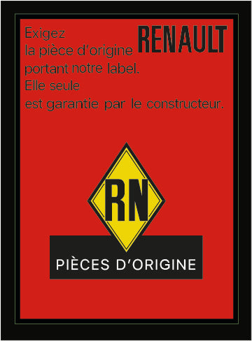 Sticker auto 11,2 x 15,6 cm – Renault 12 - Renault 16 - Renault divers