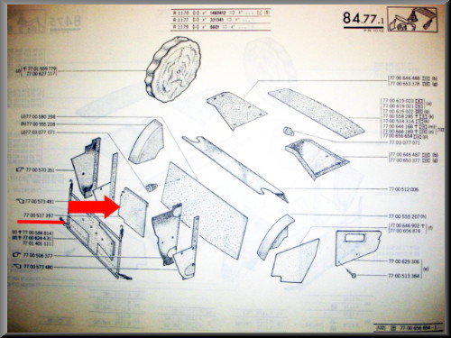 Radiateur schotje – Renault 12 – OEM 7700537397