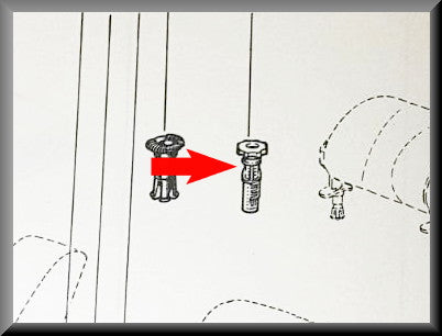 Guide appui-tête (derniers types) – Renault 16 – Renault 5 - OEM 7700646135