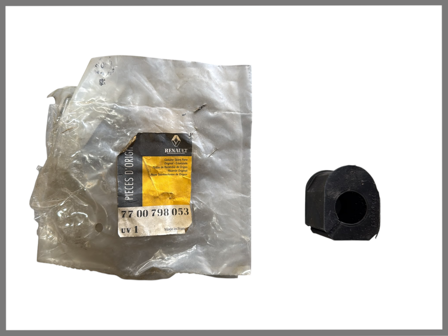Rubber stabilizer bar (Hole: 20 mm) - OEM 7700798053