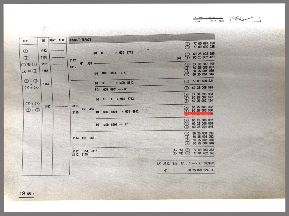 Pot d'échappement - Renault Espace - 6025006058
