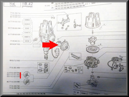 Régulateur d'avance à dépression allumeur Ducellier – Renault 12 – Renault 15 - Renault 16 - OEM 7701020034