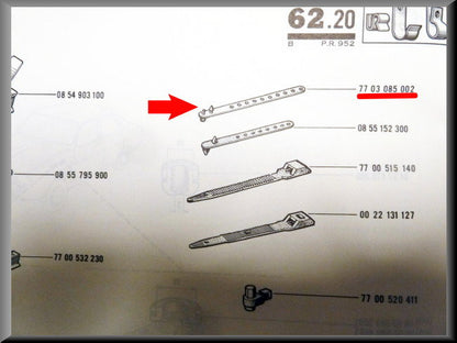 Faisceau de câbles, agrafe – Renault 16 – Renault 12 -OEM 7703085002