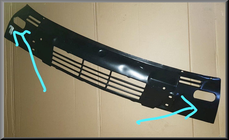 Frontplaat onderzijde – Renault 12 - OEM 5557