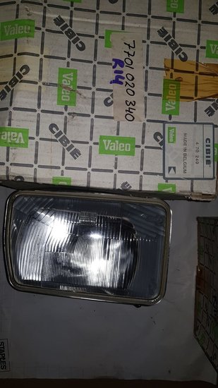 Phare gauche R14 (Bilux phase 2) (Neuf ancien stock).