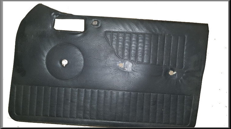 Panneau de porte avant droit noir – Renault 12 – Occasion