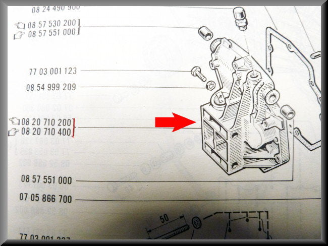 Einddeksel (4 bak) – Renault 16 – OEM 0820710200