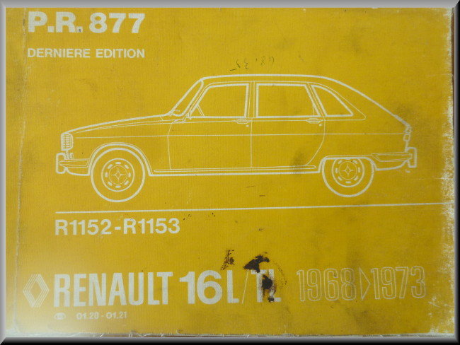 P.R. 877 laatste editie – Renault 16 TL, L