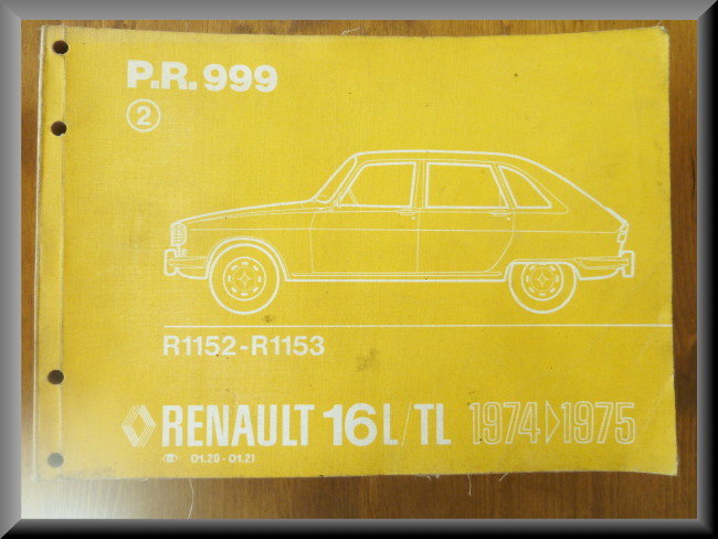 P.R. 999 editie 2 – Renault 16 TL, L