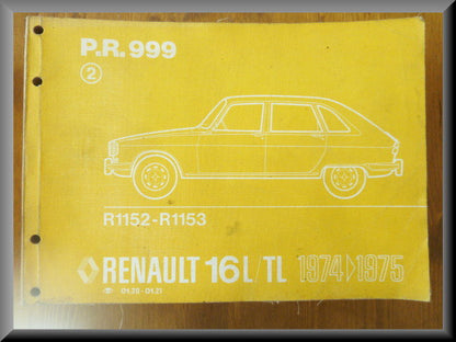 P.R. 999 editie 2 – Renault 16 TL, L