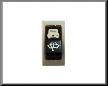 Rear wiper and heater switch with chrome trim – Renault 12 - Renault 16