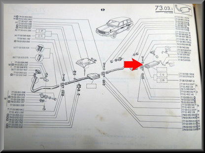 Einddemper Break – Renault 12 – OEM 7700590745
