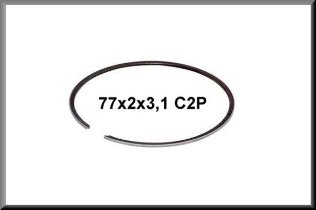 Piston ring 77x2x3.1 mm – Renault 16 TL, TS (1151, 1152, 1153, 1157). – OEM 238946