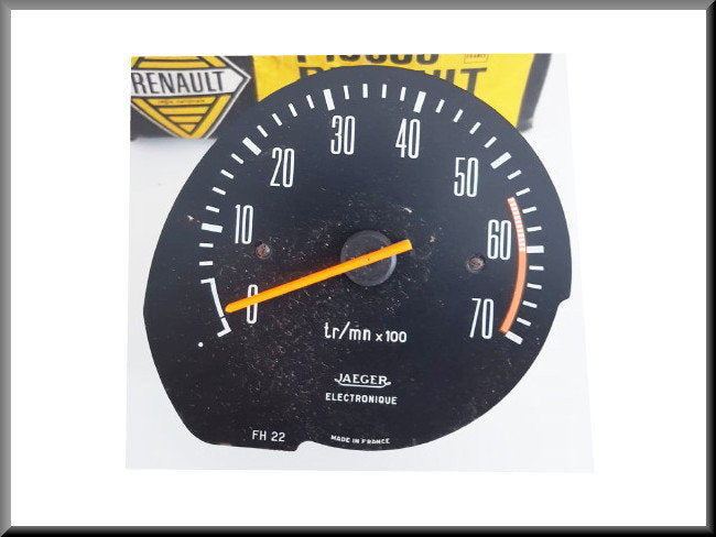 Compte-tours – Renault 16 TX (2e type 1976-1980) – OEM 7701021230