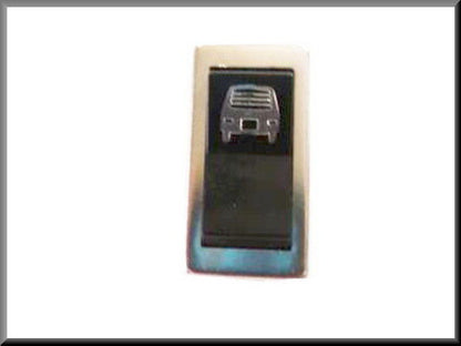 Interrupteur de dégivrage de lunette arrière avec bord chromé – Renault 12 - Renault 16