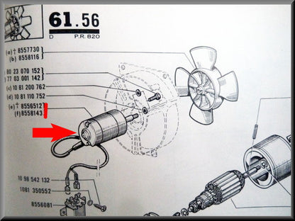 Ventilateur de refroidissement moteur – Renault 16 L, TS (1150, 1151) – Lotus Europa - OEM 0855814300