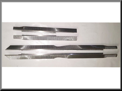 Set dorpel strips interieur – Renault 12 – OEM 7700510423 / 7700510425 / 7700510424 / 7700510426