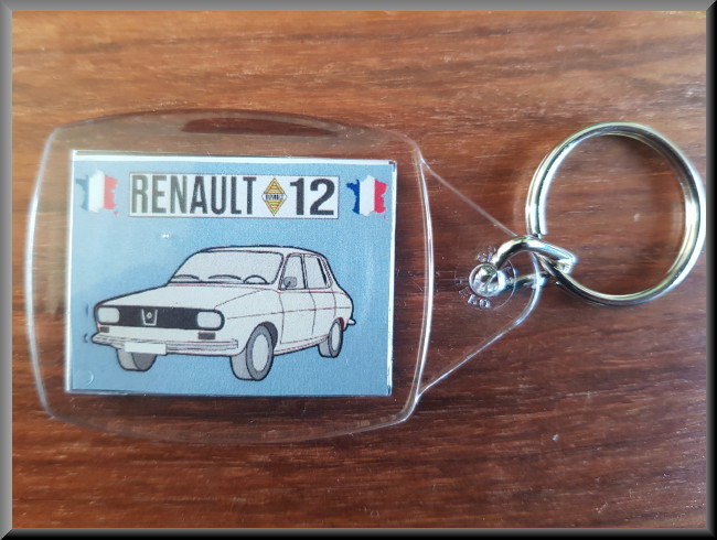 Sleutelhanger (wit) – Renault 12