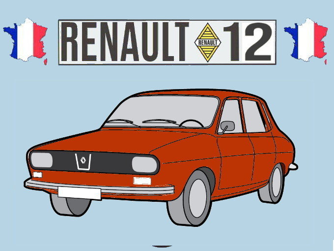 Porte-clés (rouge) – Renault 12