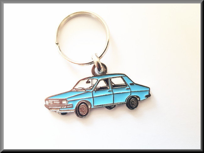 Sleutelhanger (blauw) 5 cm – Renault 12