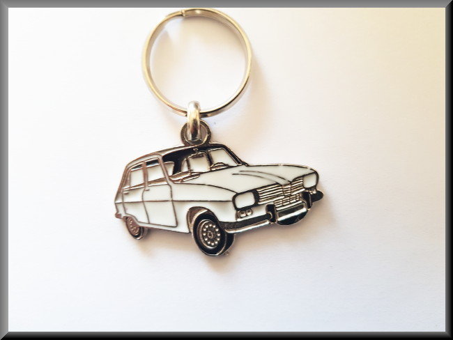 Sleutelhanger (wit) – Renault 16