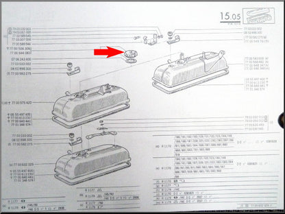 Olievuldop – Renault 16