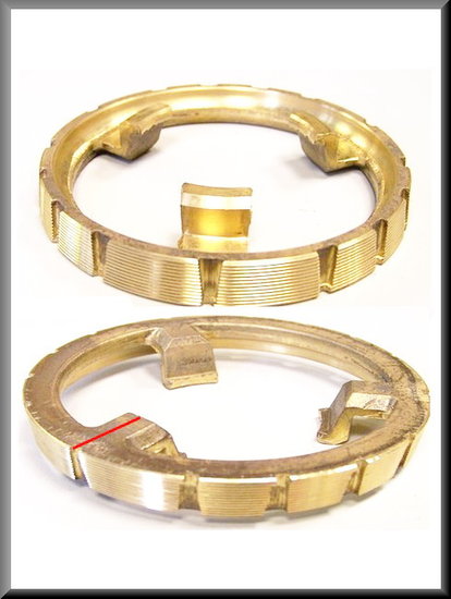 Bague de synchroniseur 2e vitesse – Renault 12 – Renault 16 - Renault diverses - OEM 7700557052