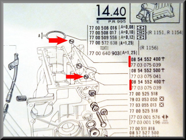 Bouchon de désablage 12 mm – Renault 16 – OEM 7703075039 / 085455240