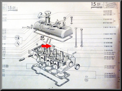 Bouchon de désablage 25 mm – Renault 16 – OEM 7703075015
