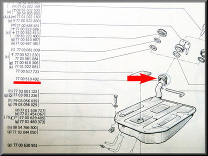 Rubber vulhals benzinetank  – Renault 12 – OEM 7700510492