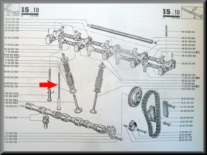 Poussoir de soupape (long) – Renault 12 Gordini – OEM 0608424300