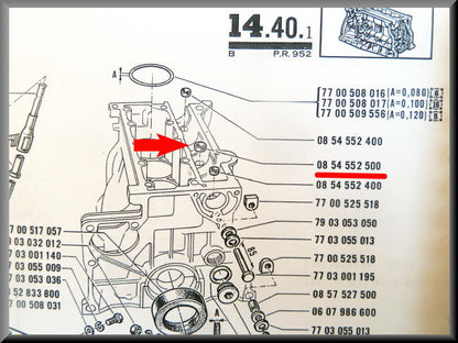 Vriesplug 16 mm – Renault 12 Gordini –  Renault 17 - Renault 16 - OEM