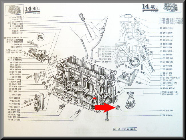 Vriesplug 28 mm – Renault 12 Gordini – OEM 0855505700