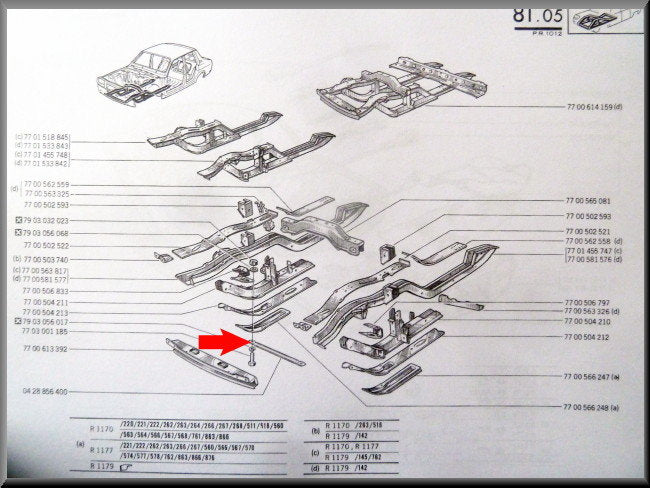 Chassis verstevigingsbalk